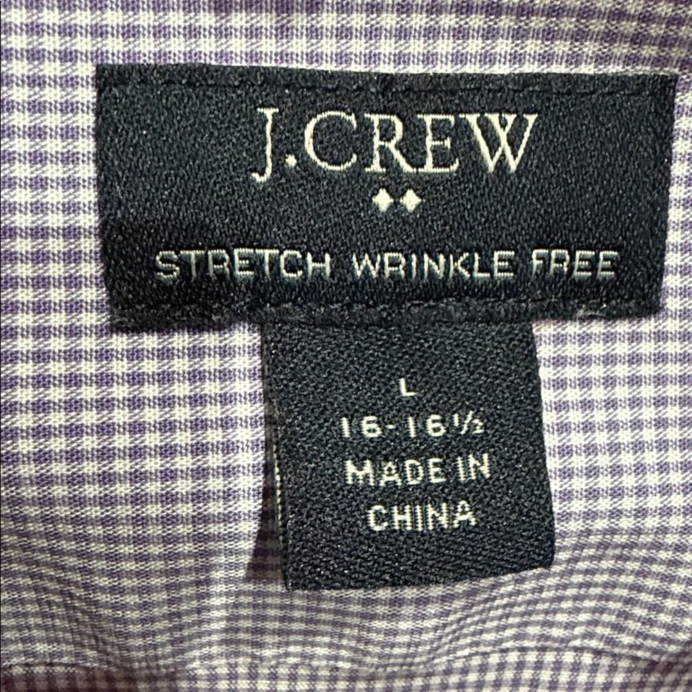 J. Crew Thompson plaid men’s shirt large